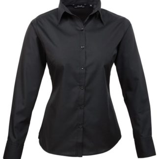 Women's Long Sleeve Poplin Blouse