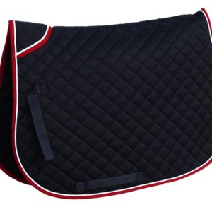 Rhinegold Quilted Saddle Cloth With Twin Binding