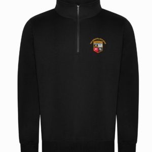Premium ¼-Neck Zip Sweatshirt - Kirkintilloch Band