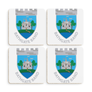 Pack of 4 Coasters Bathgate Band