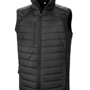 Black Compass Padded Softshell Gilet