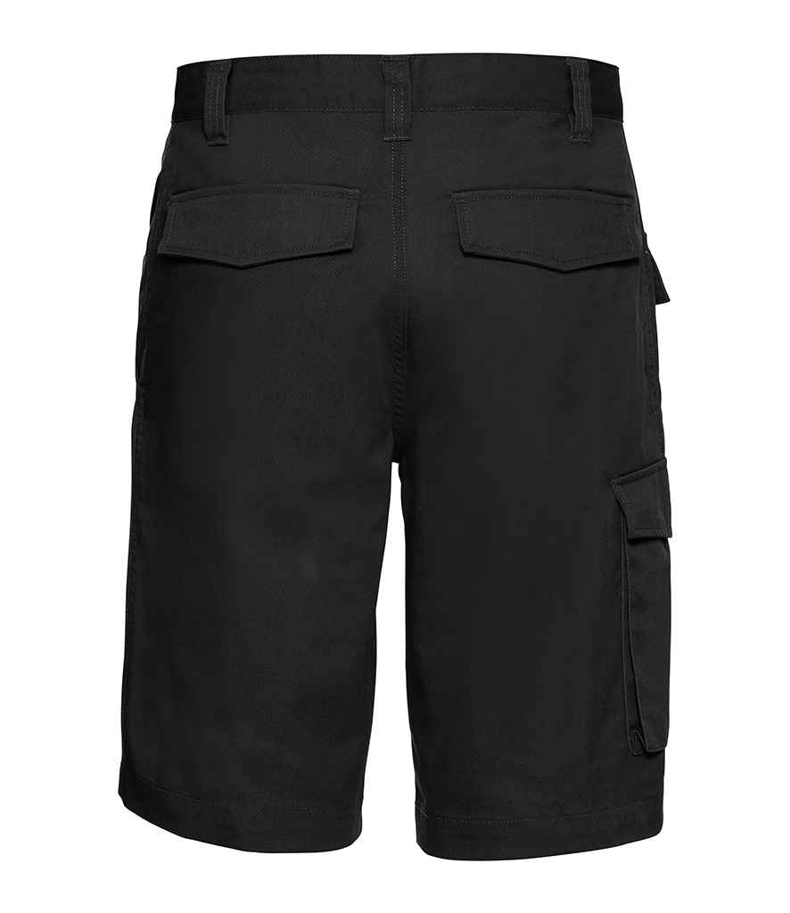 Russell Athletic Workwear Poly/Cotton Shorts - Image 2