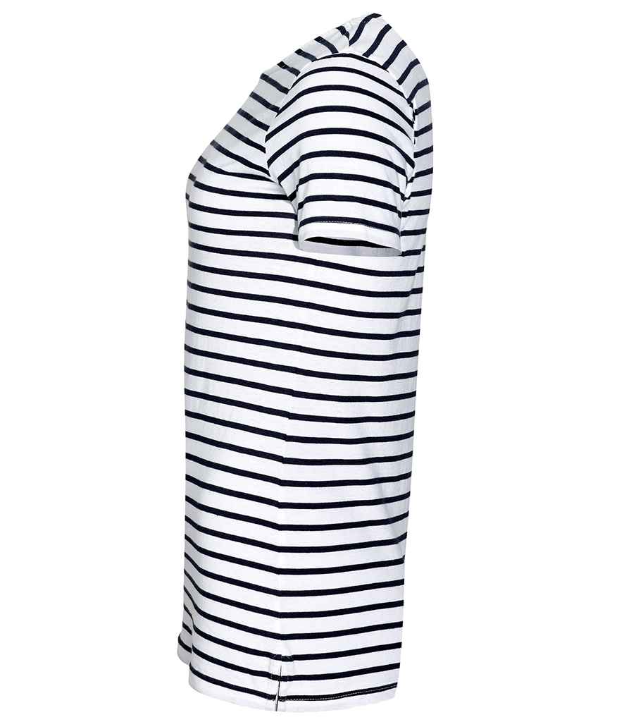 SOL'S Ladies Miles Striped T-Shirt - Image 3
