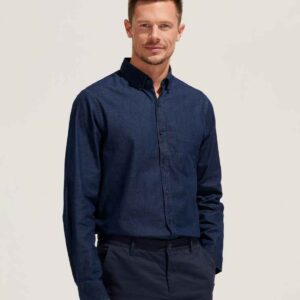 SOL'S Barry Long Sleeve Denim Shirt