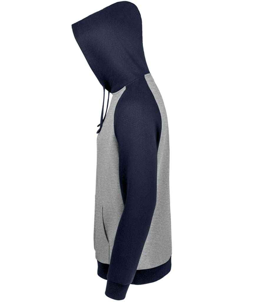 SOL'S Unisex Seattle Contrast Raglan Hoodie - Image 3