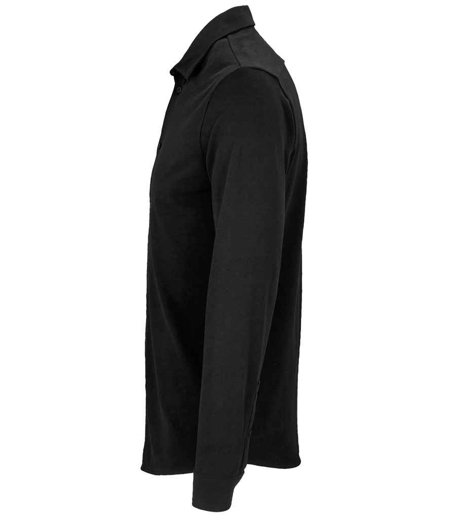 NEOBLU Basile Organic Cotton Long Sleeve Piqué Shirt - Image 3