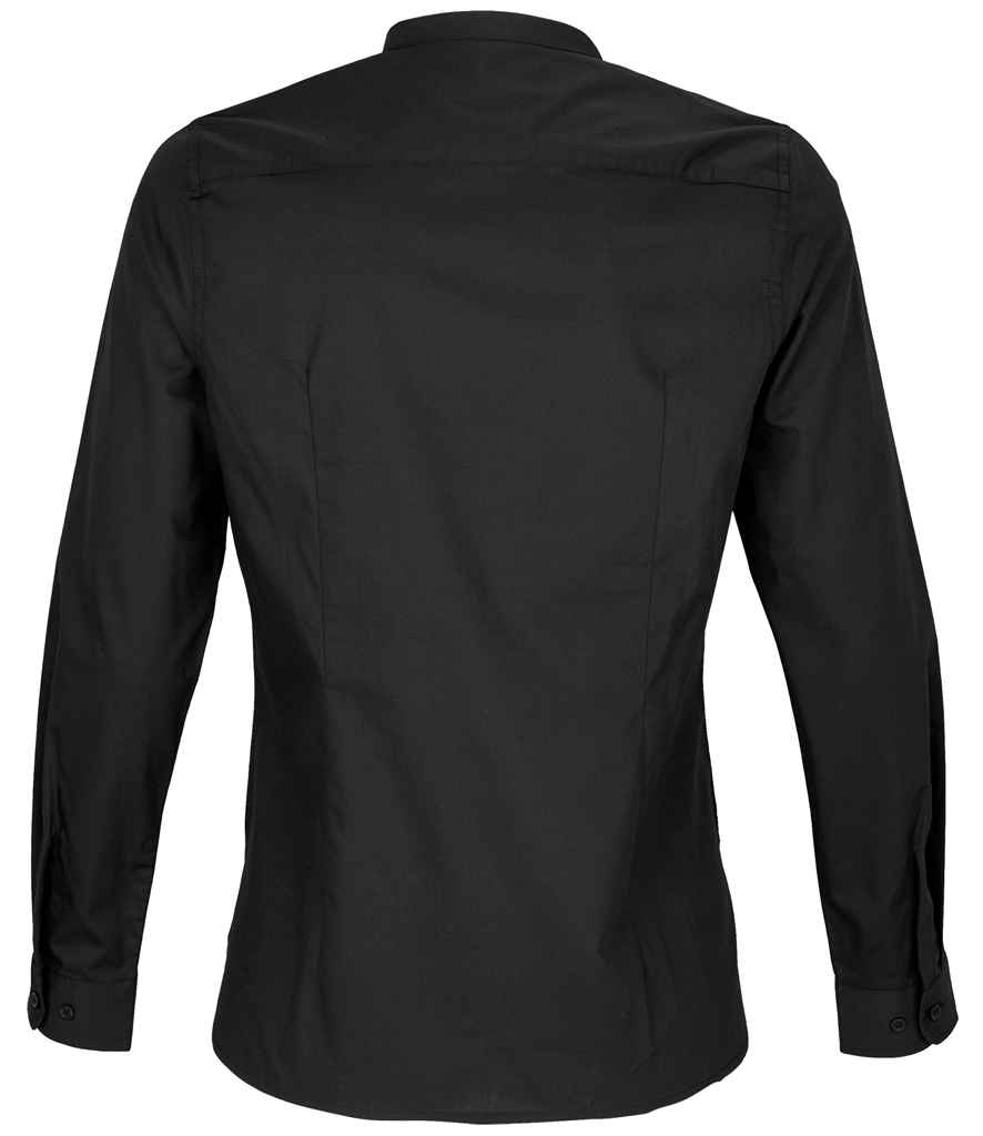 NEOBLU Ladies Bart Mao Collar Long Sleeve Poplin Shirt - Image 2