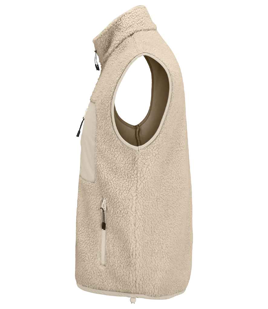 SOL'S Unisex Fury Sherpa Bodywarmer - Image 3