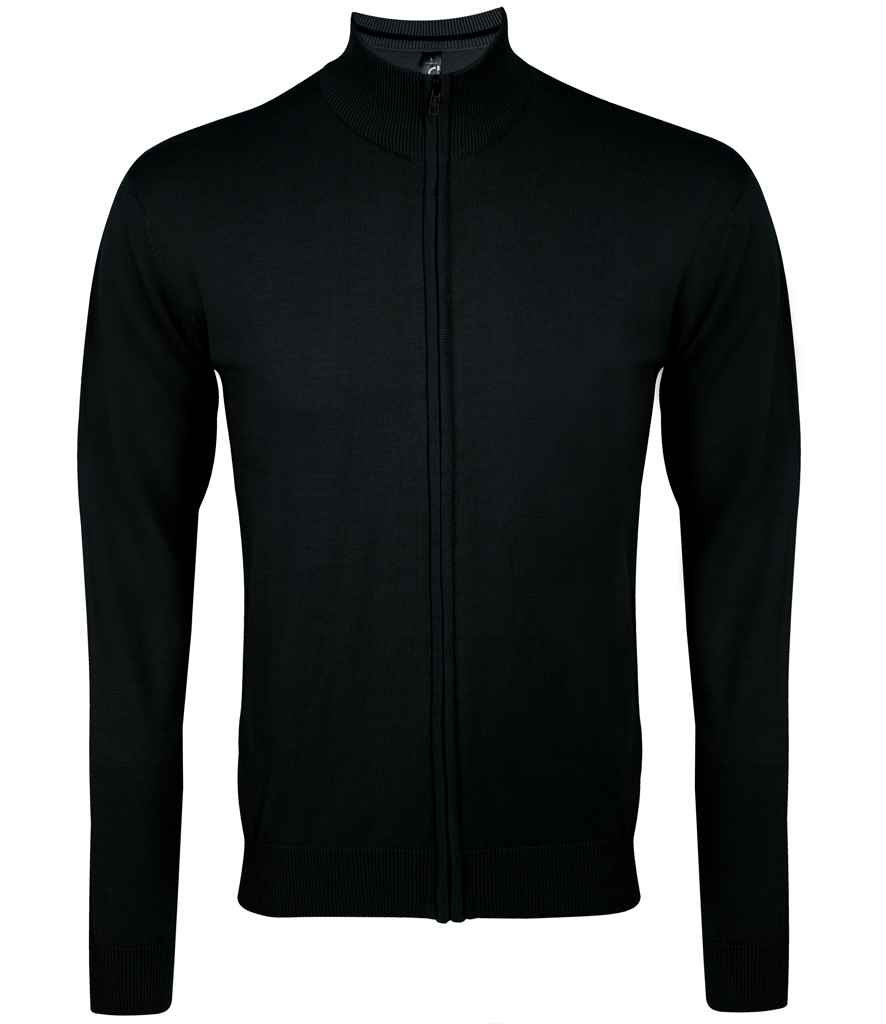 SOL'S Gordon Full Zip Cotton Acrylic Cardigan - Image 2