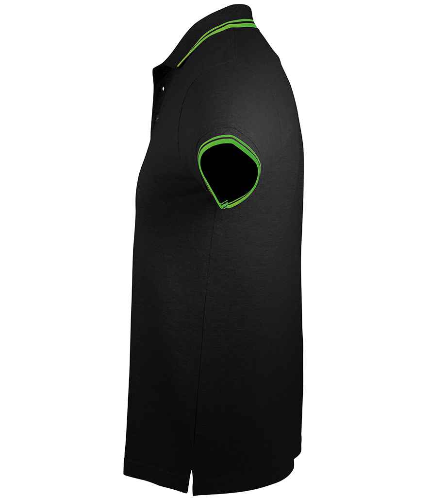 SOL'S Pasadena Tipped Cotton Piqué Polo Shirt - Image 3