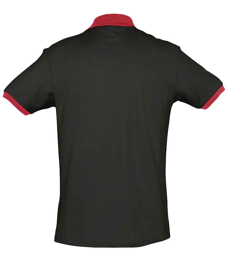 SOL'S Prince Contrast Cotton Piqué Polo Shirt - Image 2