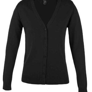 SOL'S Ladies Golden Cotton Acrylic V Neck Cardigan