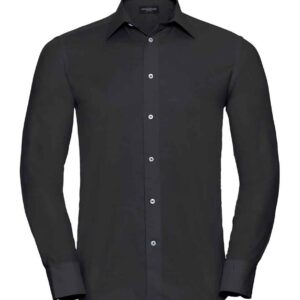 Russell Athletic Collection Long Sleeve Tailored Oxford Shirt
