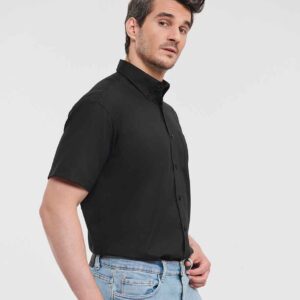 Russell Athletic Collection Short Sleeve Easy Care Oxford Shirt