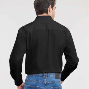 Russell Athletic Collection Long Sleeve Easy Care Cotton Poplin Shirt