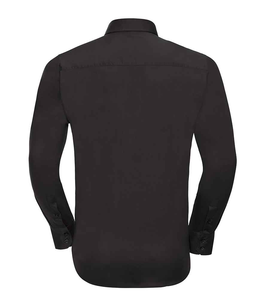 Russell Athletic Collection Long Sleeve Easy Care Fitted Shirt - Image 3
