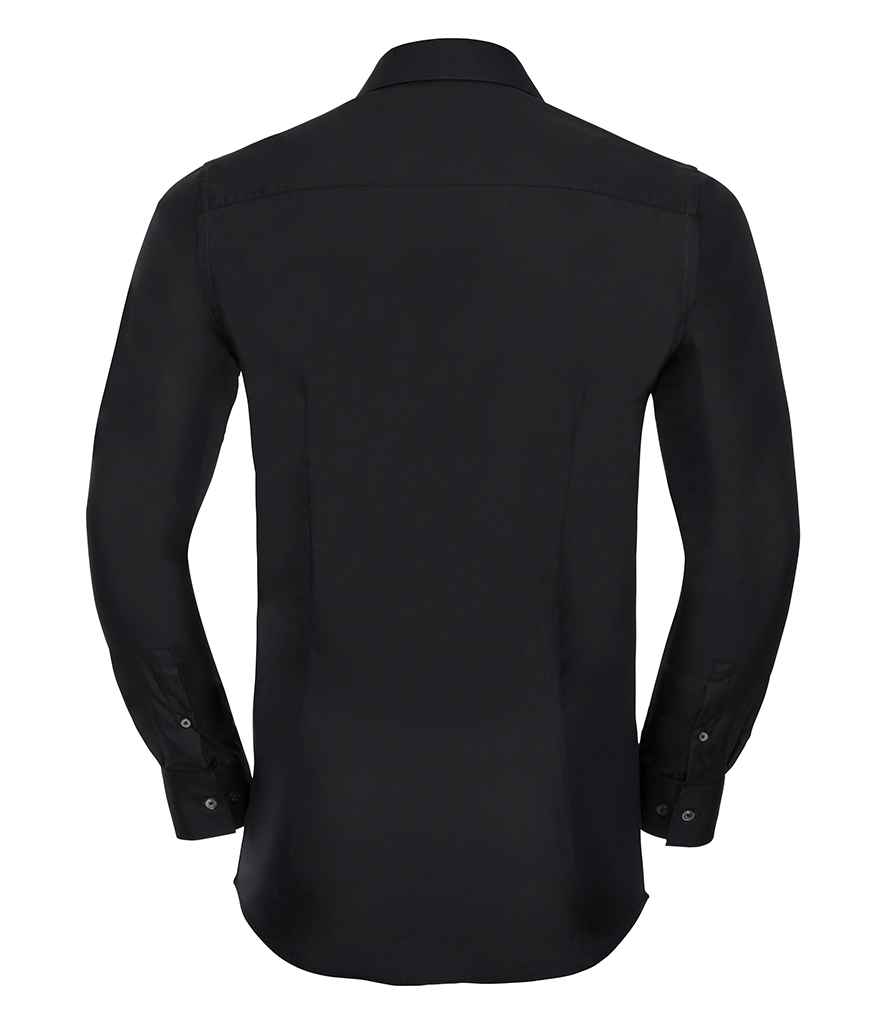 Russell Athletic Collection Long Sleeve Ultimate Stretch Shirt - Image 3