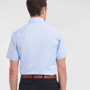 Russell Athletic Collection Short Sleeve Herringbone Shirt