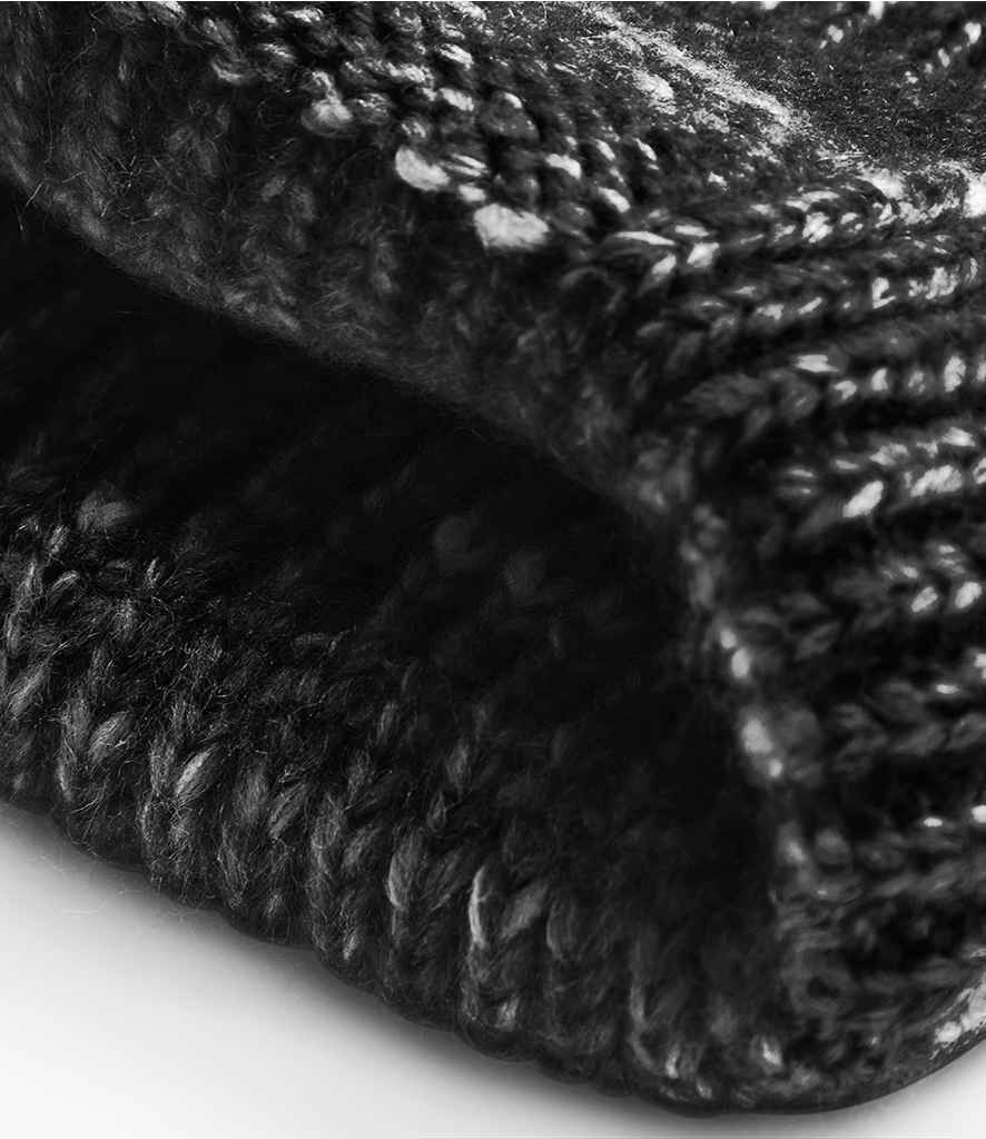 Beechfield Chunky Knitted Patch Beanie - Image 2