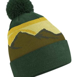 Beechfield Mountain Peaks Pom Pom Beanie