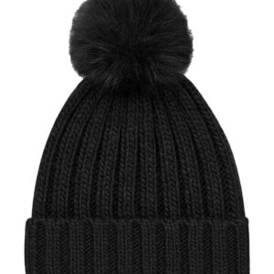 Beechfield Verbier Fur Pop Pom Beanie