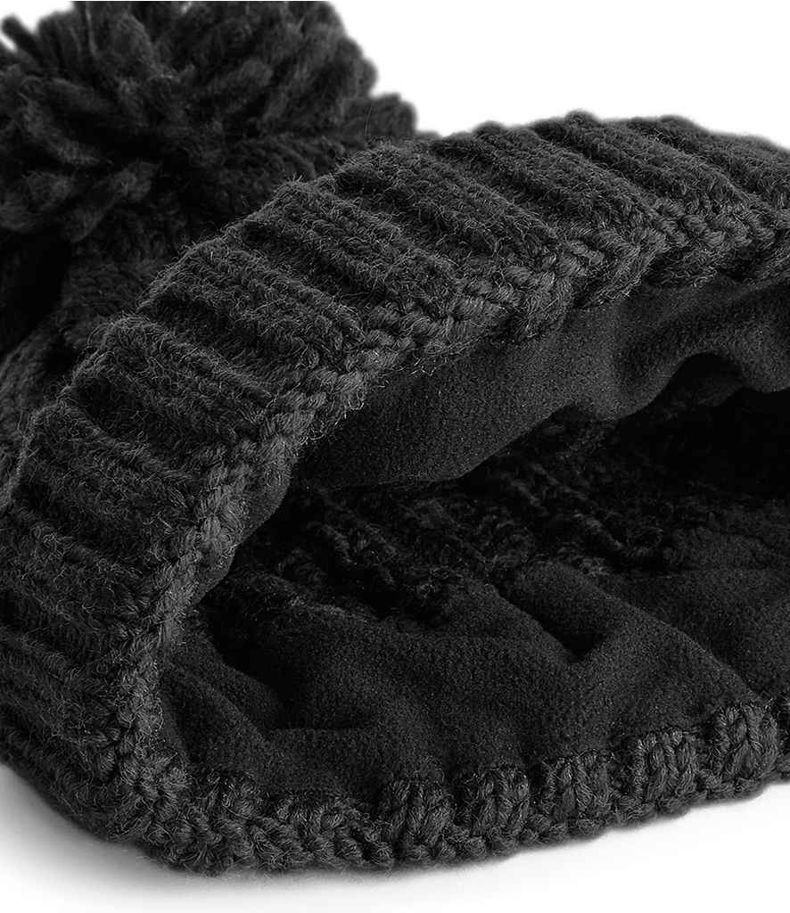 Beechfield Cable Knit Melange Beanie - Image 2