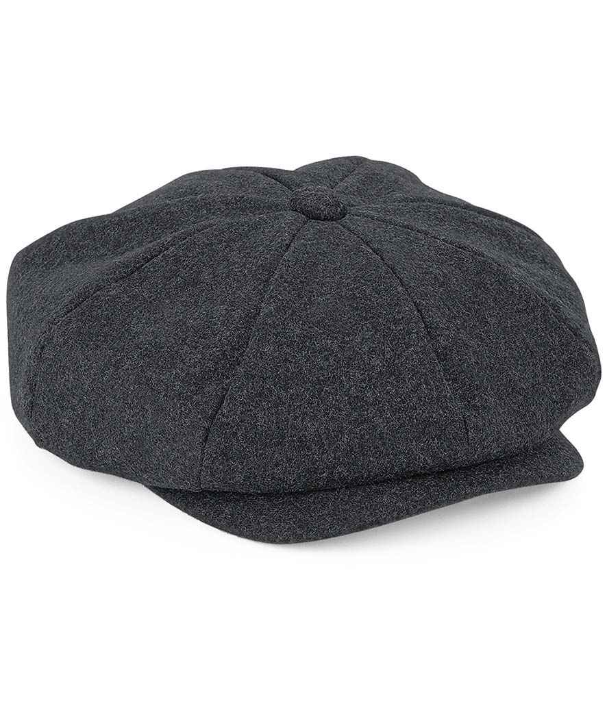Beechfield Melton Wool Baker Boy Cap - Image 2