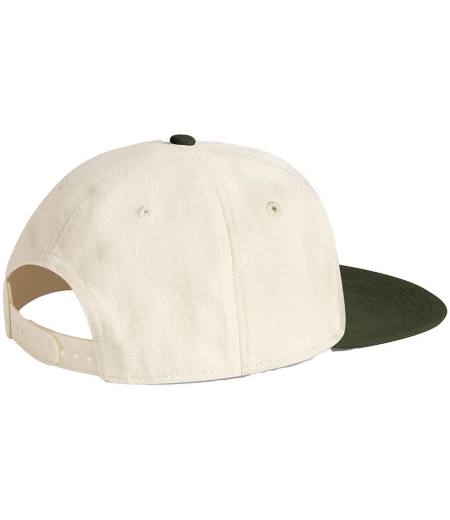 Beechfield Contrast Flat Peak 6 Panel Cap - Image 2