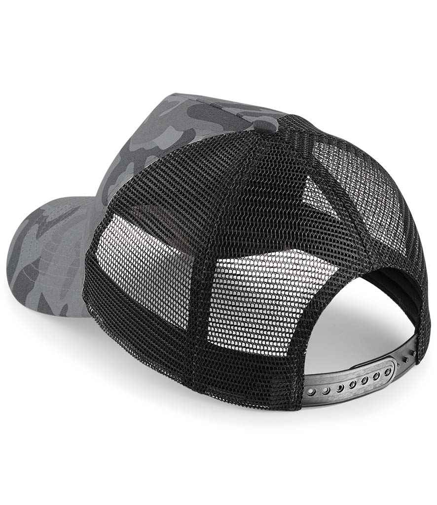 Beechfield Camo Snapback Trucker Cap - Image 3