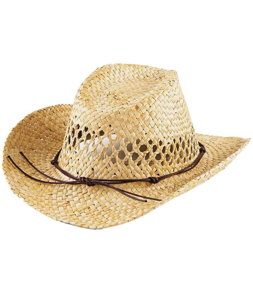 Beechfield Straw Cowboy Hat - Image 3