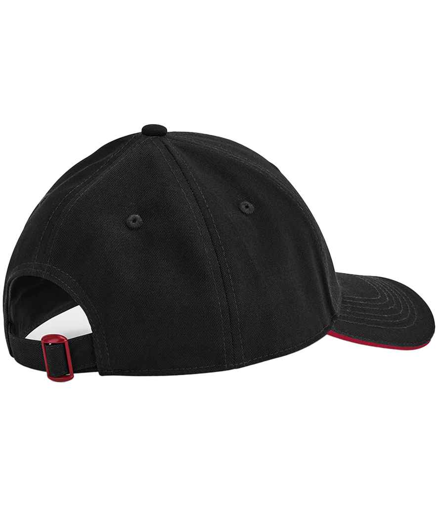 Beechfield EarthAware® Classic Organic Cotton 6 Panel Sandwich Peak Cap - Image 2