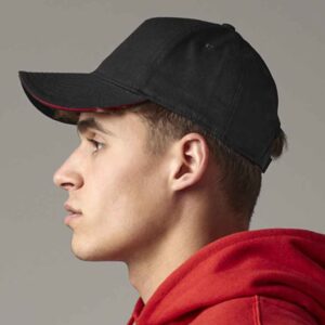 Beechfield EarthAware® Classic Organic Cotton 5 Panel Sandwich Peak Cap