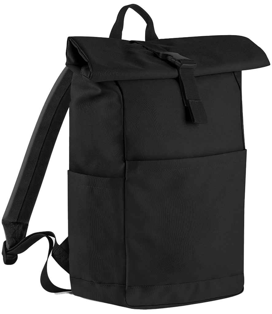 BagBase Premium Recycled Roll-Top Backpack - Image 2
