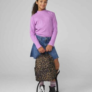 BagBase Leopard Print Mini Backpack