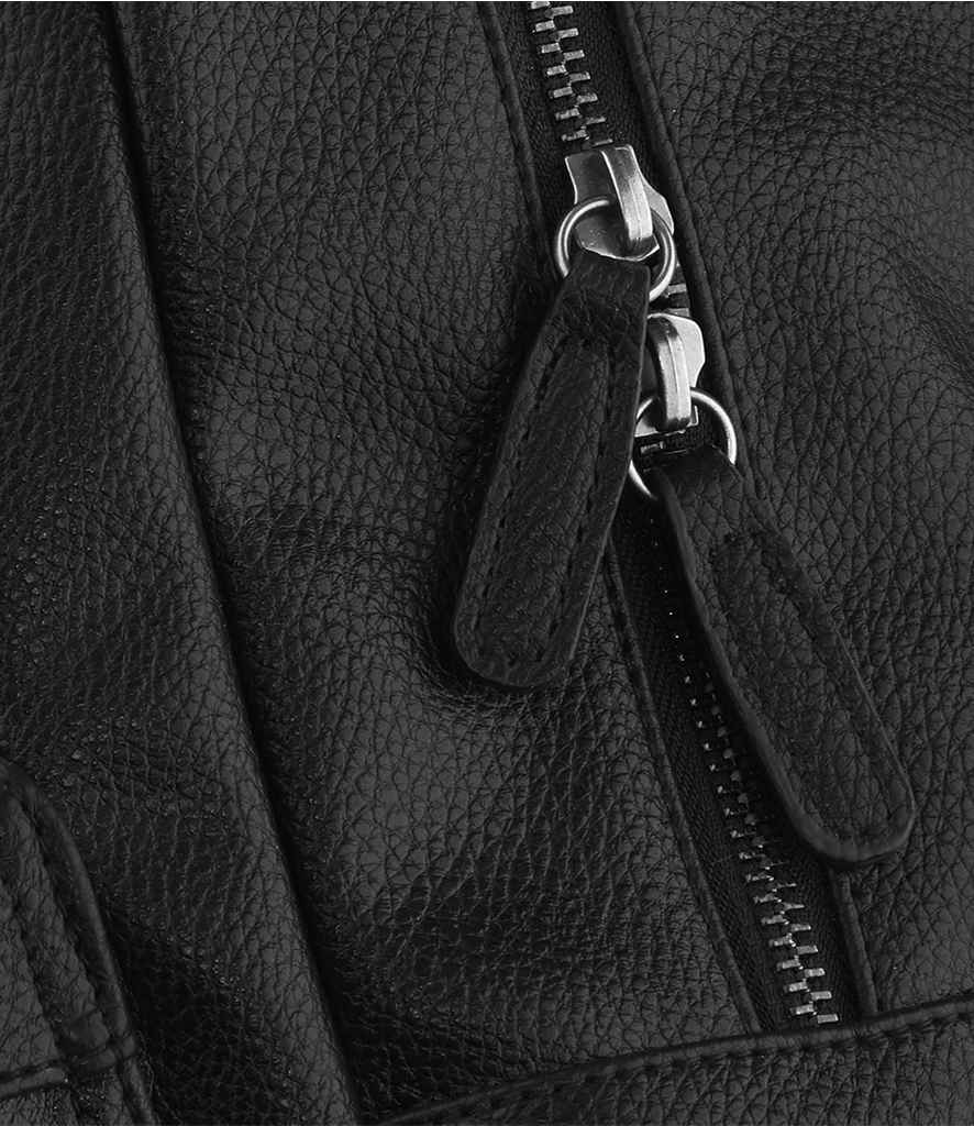 BagBase Faux Leather Backpack - Image 3
