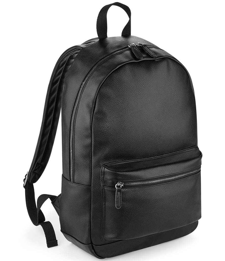 BagBase Faux Leather Backpack - Image 2