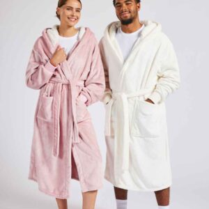 Brand Lab Unisex Hooded Cuffed Robe