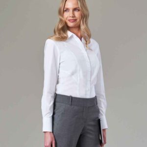 Brook Taverner Ladies Palena Long Sleeve Poplin Shirt