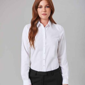 Brook Taverner Ladies Silvi Fitted Long Sleeve Blouse