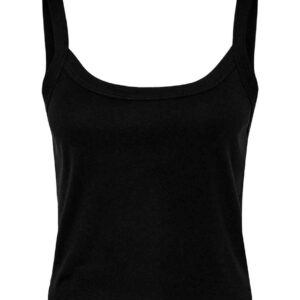 Bella Ladies Micro Rib Spaghetti Strap Tank Top