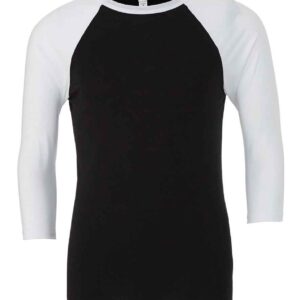 Canvas Unisex 3/4 Sleeve Baseball T-Shirt