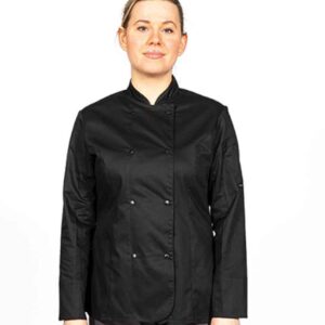 Dennys Ladies Long Sleeve Premium Chef's Jacket