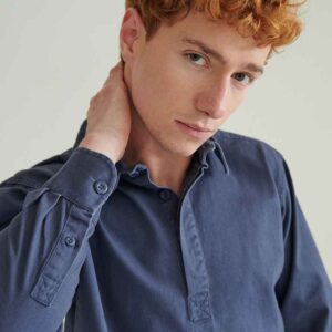 Front Row Pullover Drill Shirt